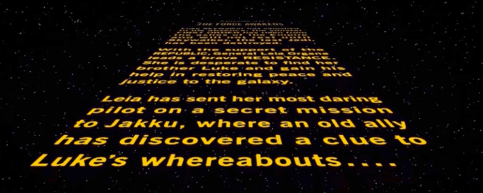 four dot ellipsis end of star wars intro