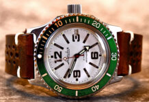 Custom Vostok Amphibian 20ATM:200M dive watch