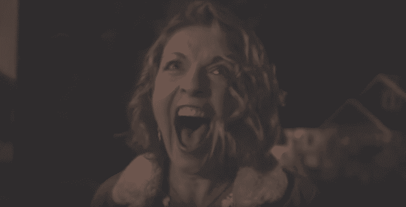 Screaming is Laura’s weapon.